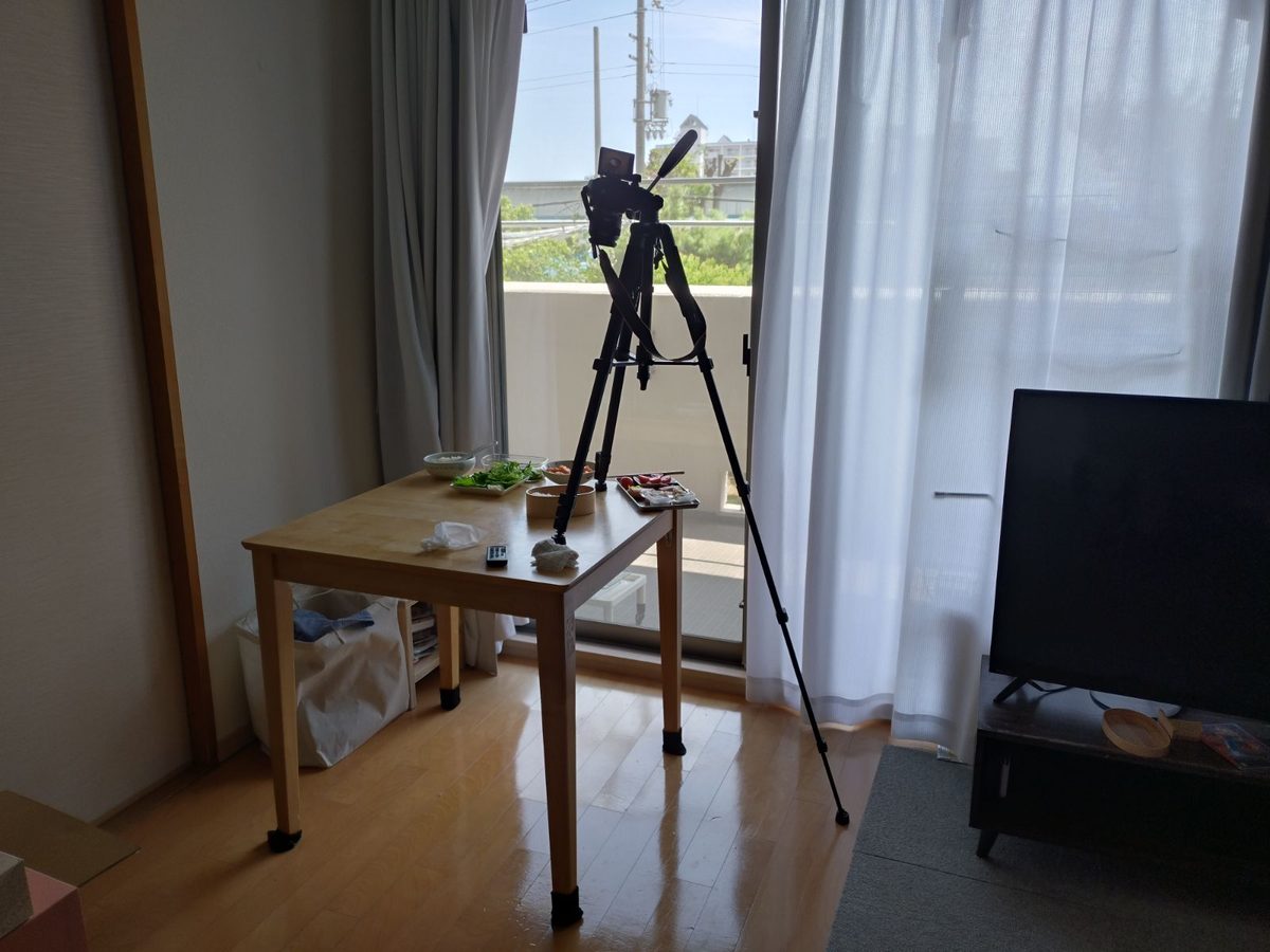 商品撮影の準備